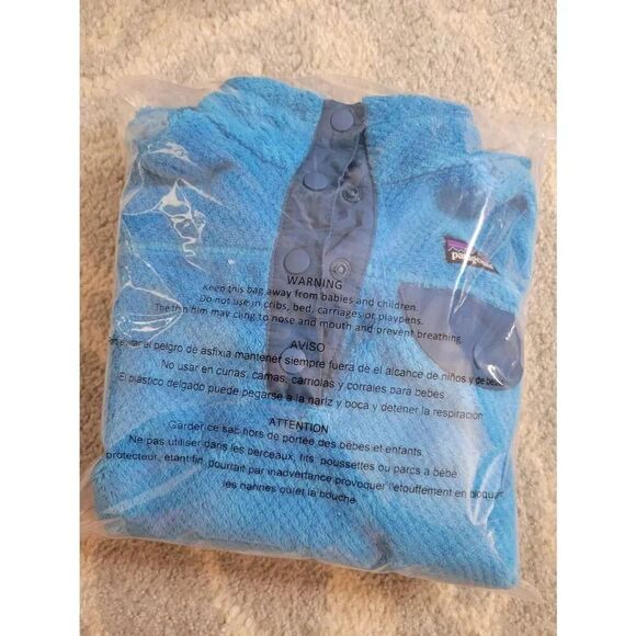 Patagonia Girls' Re-Tool Snap-T® Pullover, BLUE L - Picture 8 of 8